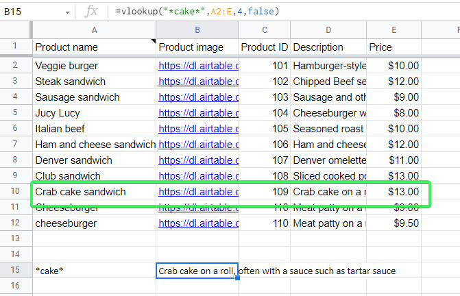 3 vlookup partial match