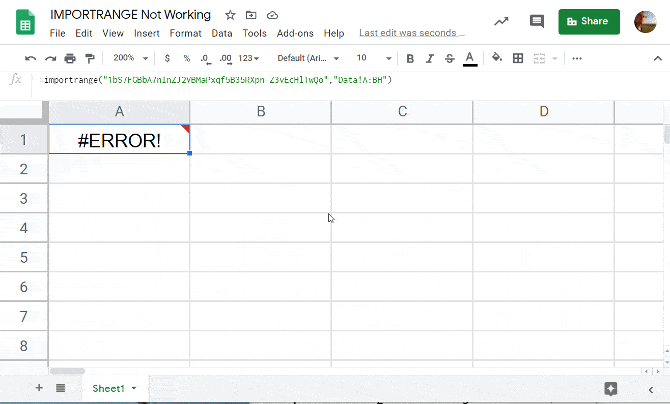 ARRAYFORMULA and IMPORTRANGE