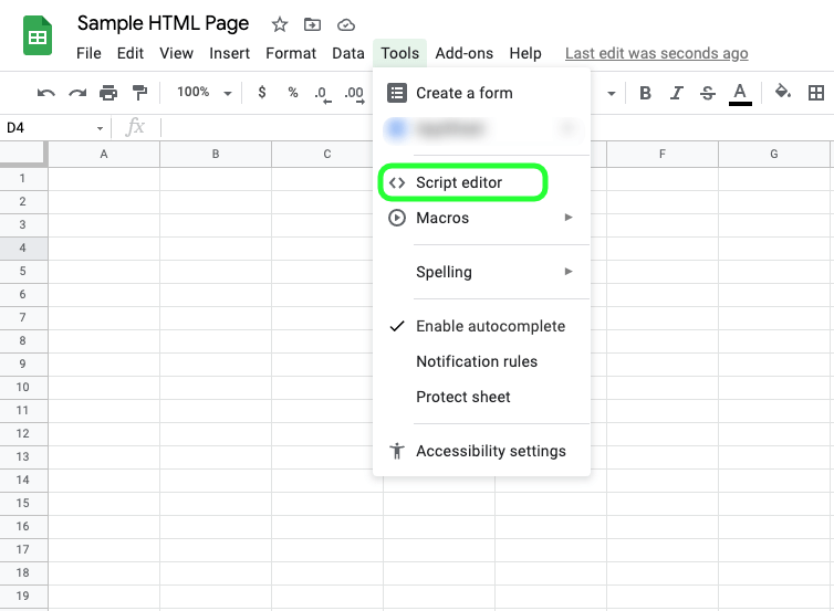 Open Script Editor