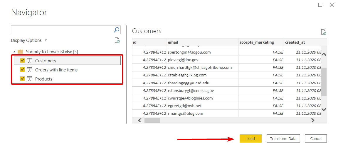 14 - power bi importar datos de Shopify