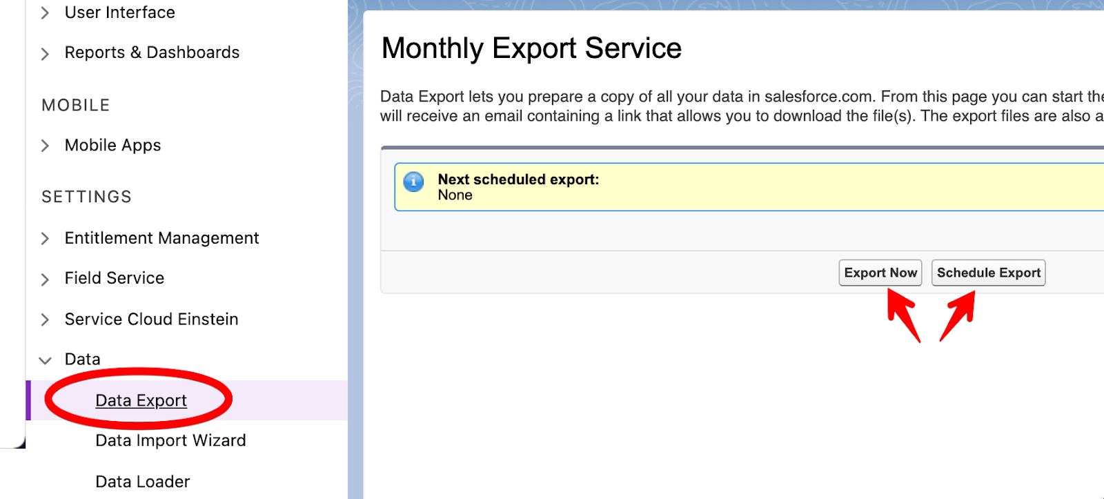 5 export salesforce contacts data export