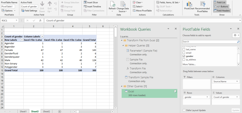 pivot table 2