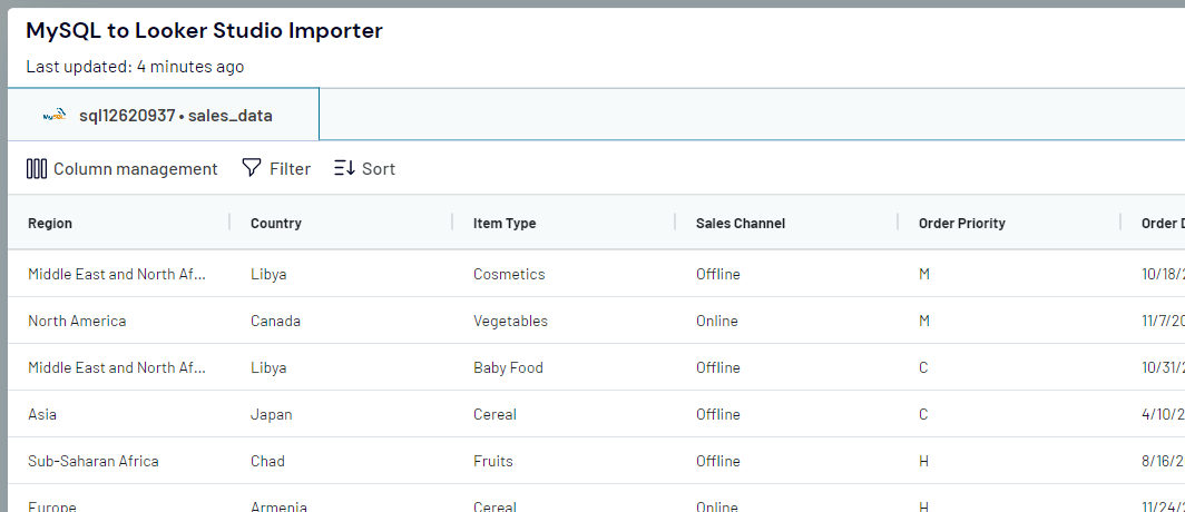 previsualizar y transformar datos en Coupler
