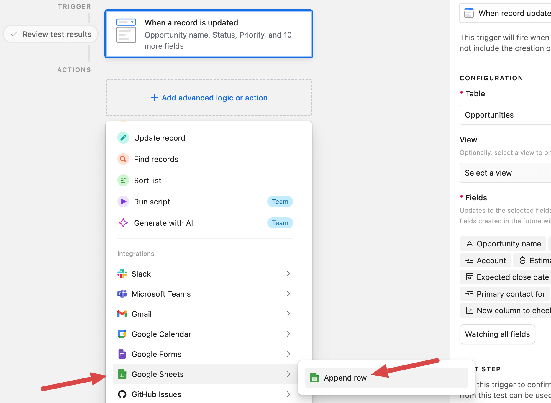 Google Sheets