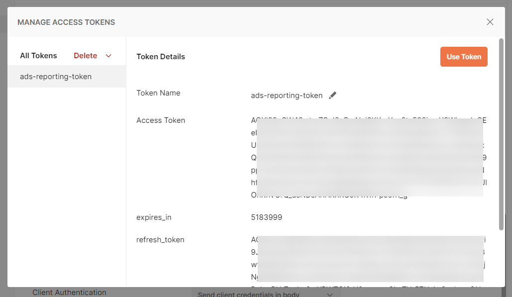 token de acceso a linkedin ads