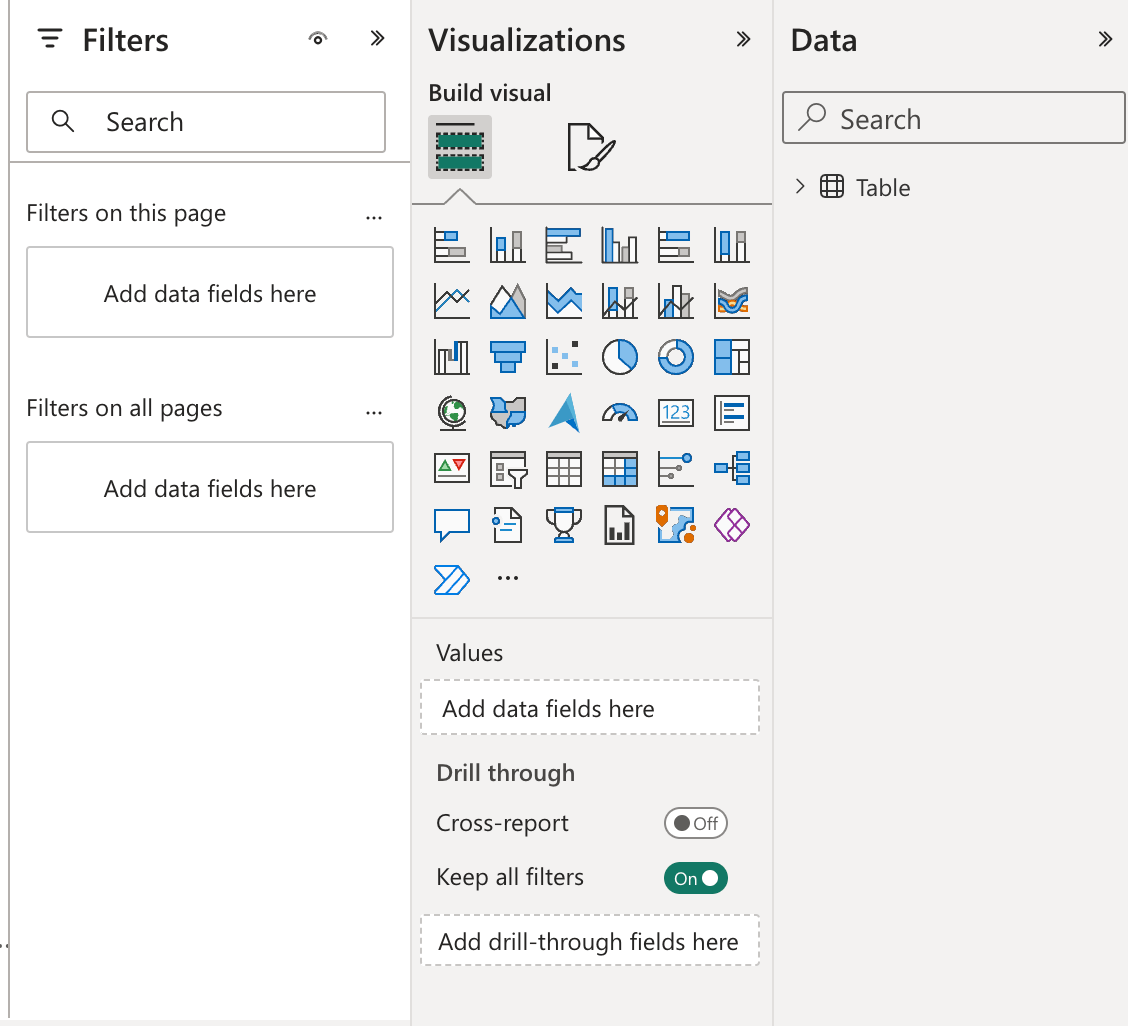 powerbi drag drop