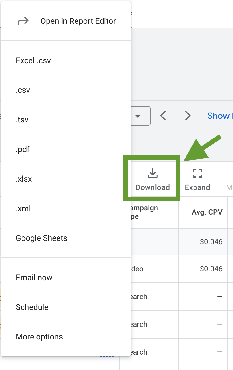 4. Extraer datos de Google Ads en CSV