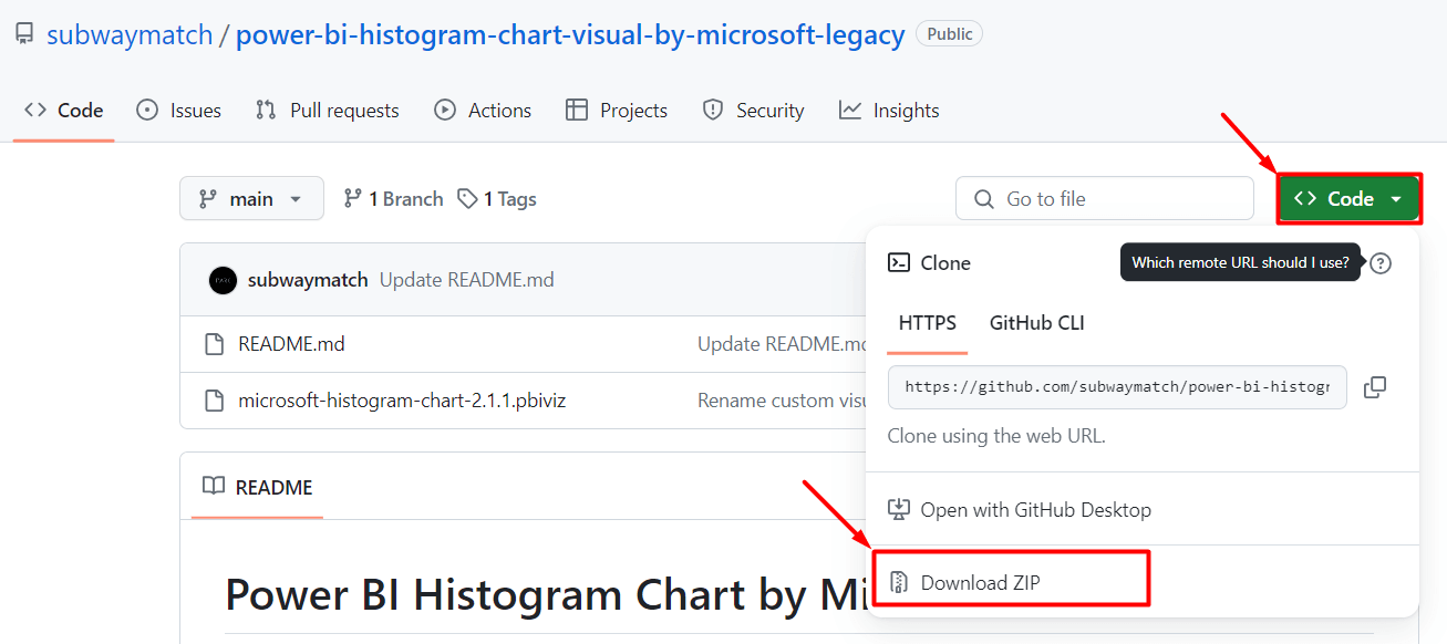 8 descargar el archivo zip de github
