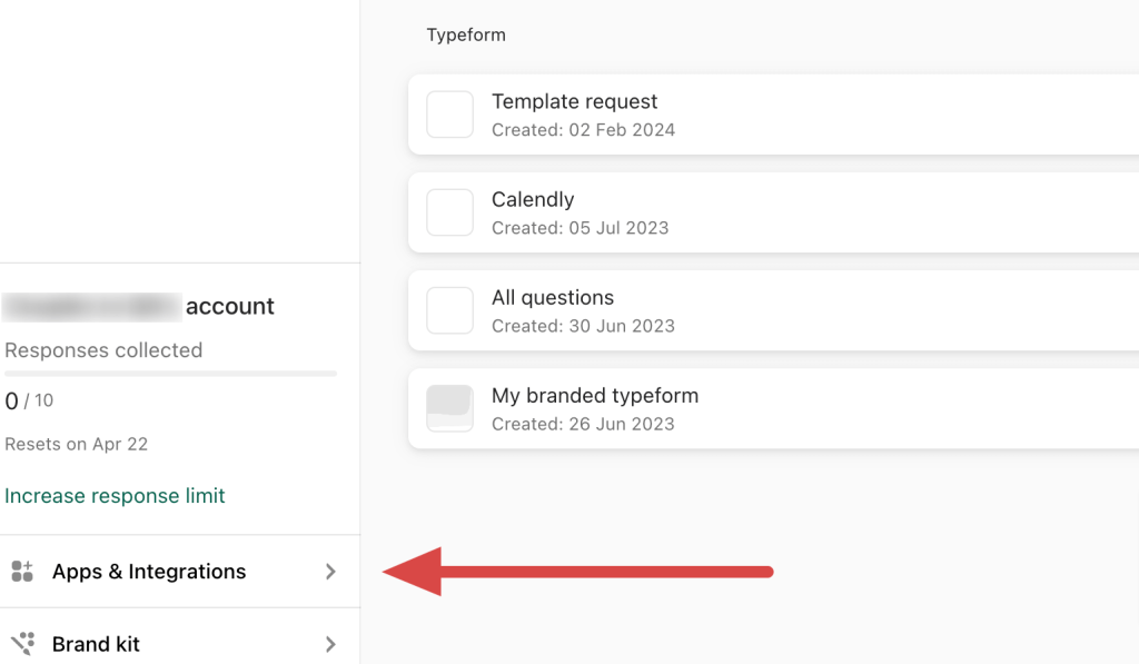 Apps and integrations