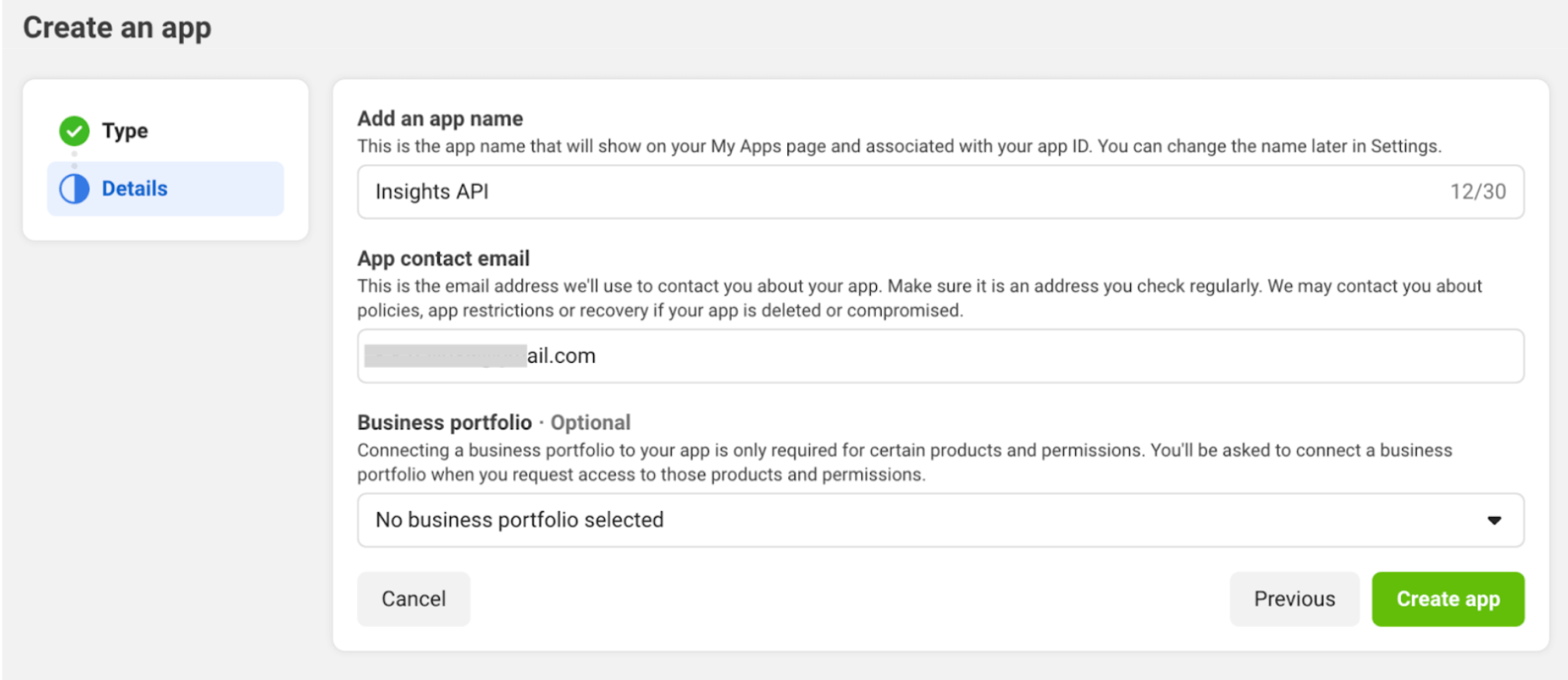 crear una app