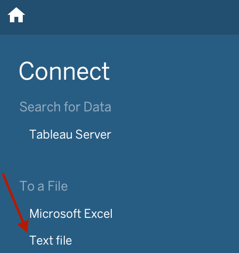 14 tableau text file