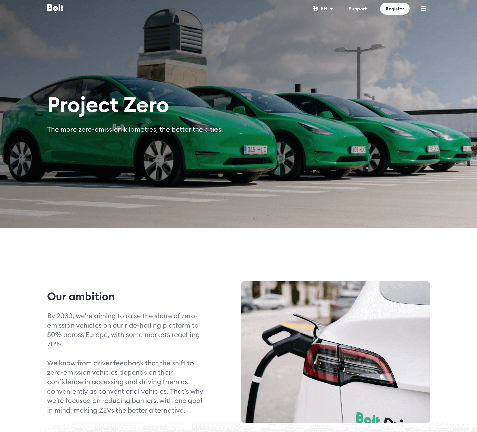 Proyecto Cero de Bolt