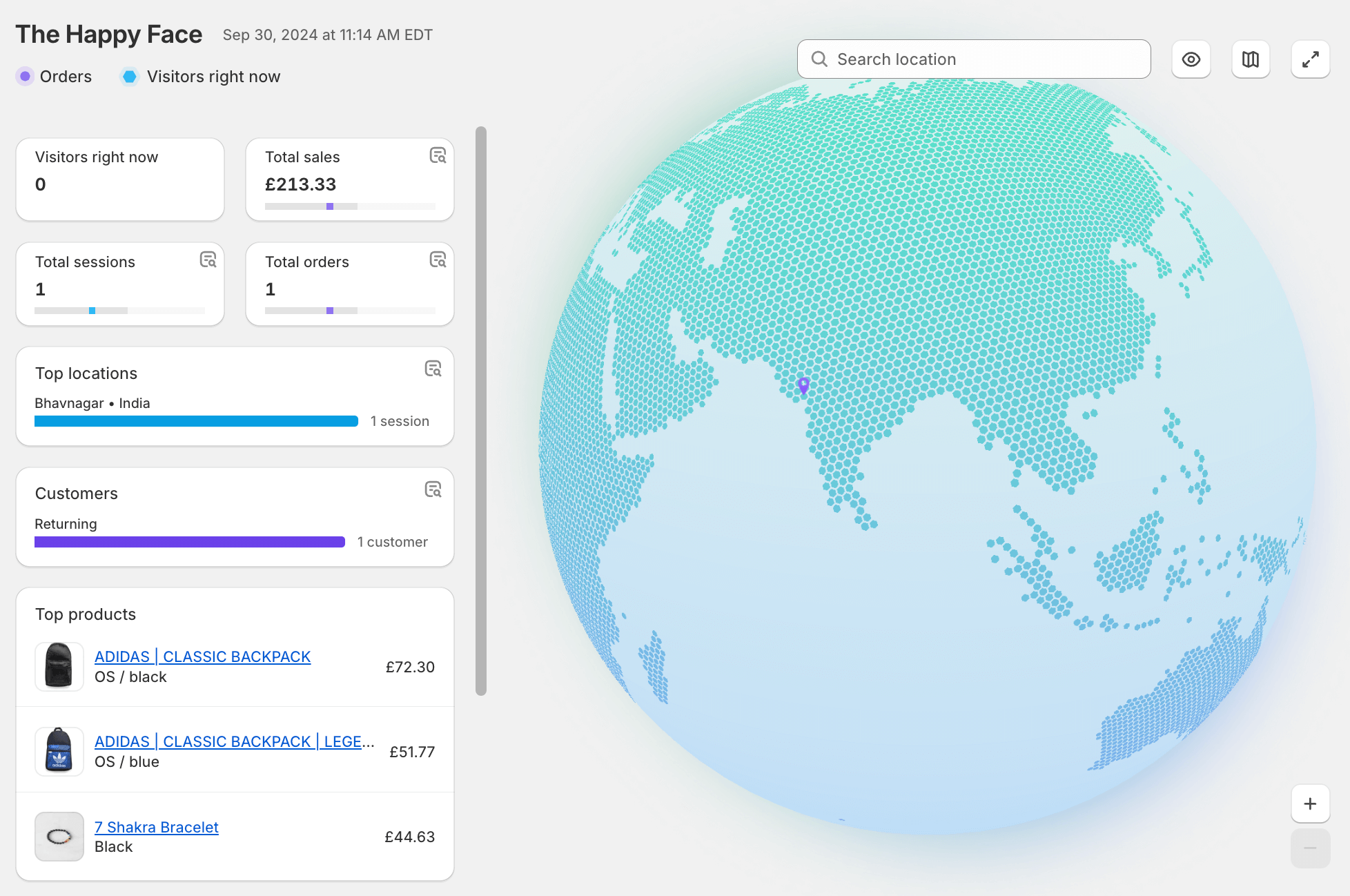 8 live view en shopify