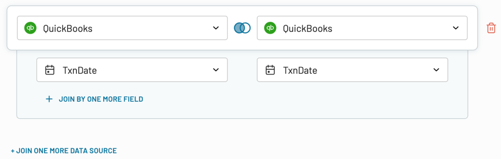 5. Joining data across different QuickBooks data sources with Coupler.io
