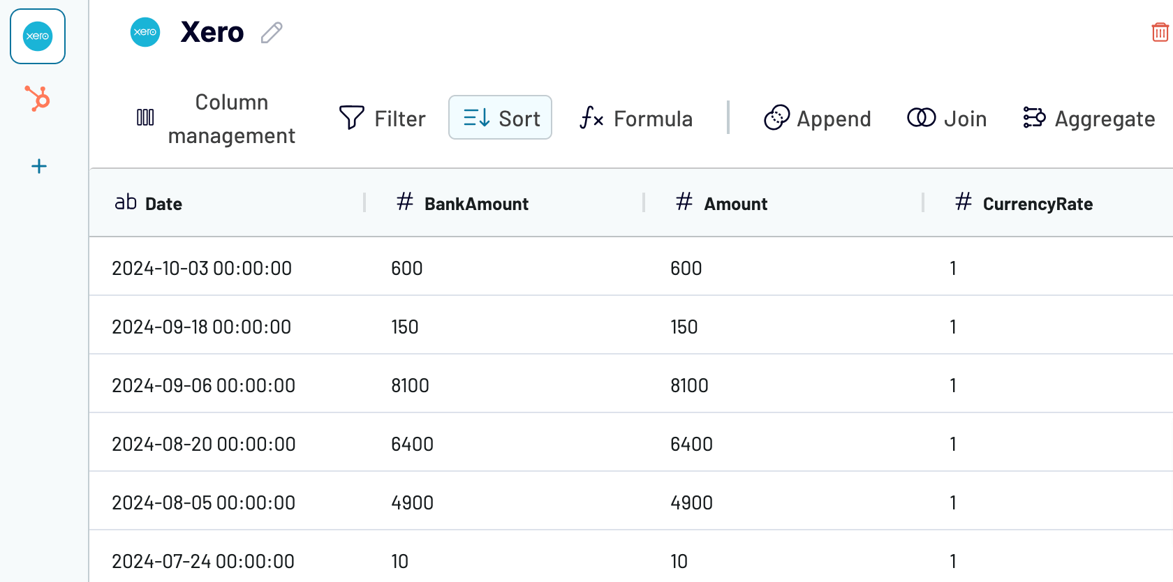 Creating a report based on Xero and HubSpot data with Coupler.io