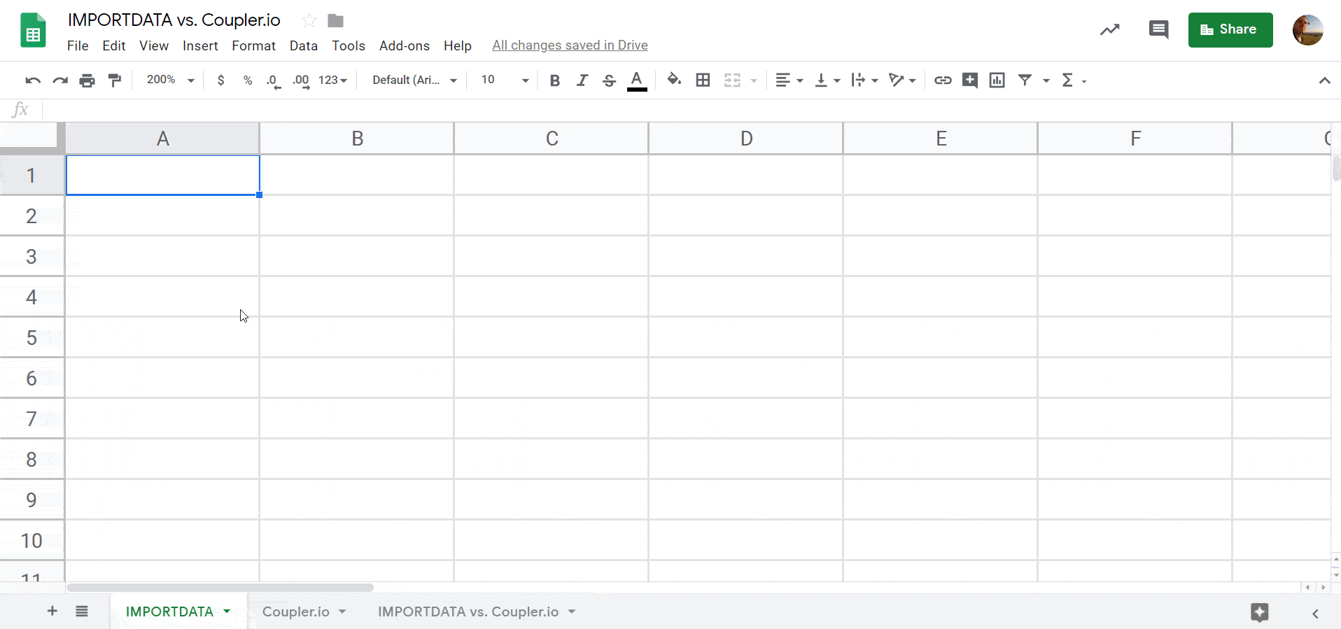 IMPORTDATA: Import data from secured CSV URLs