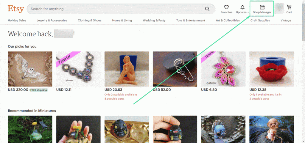 How to download data from Etsy