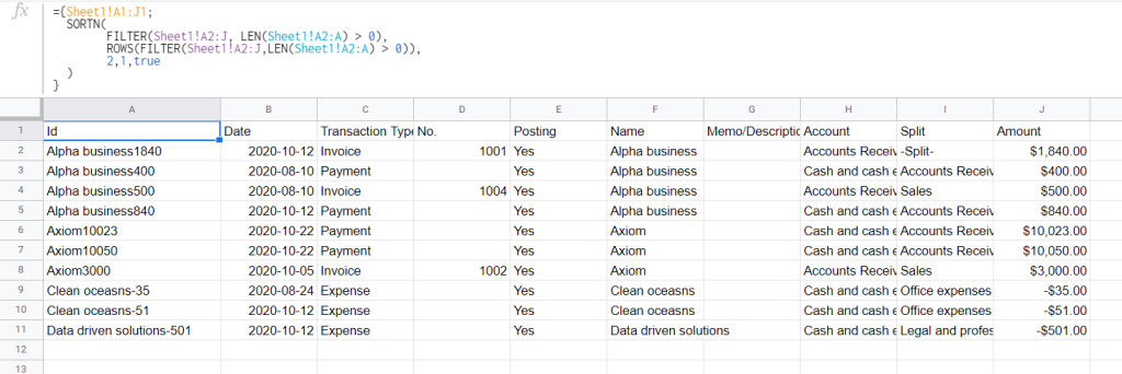 Formula to remove duplicates from Google Sheets on multiple columns using their unique IDs