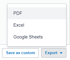 11 export report