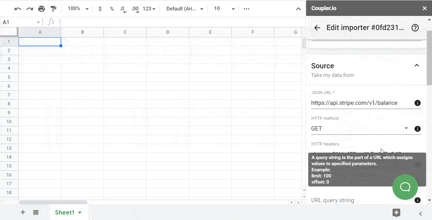 Importar datos de Stripe utilizando el complemento Coupler.io