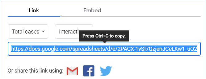 How to create an interactive map chart in Google Sheets - Step 4a