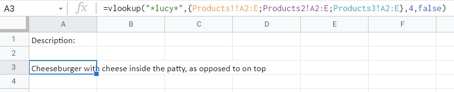 VLOOKUP en varias hojas