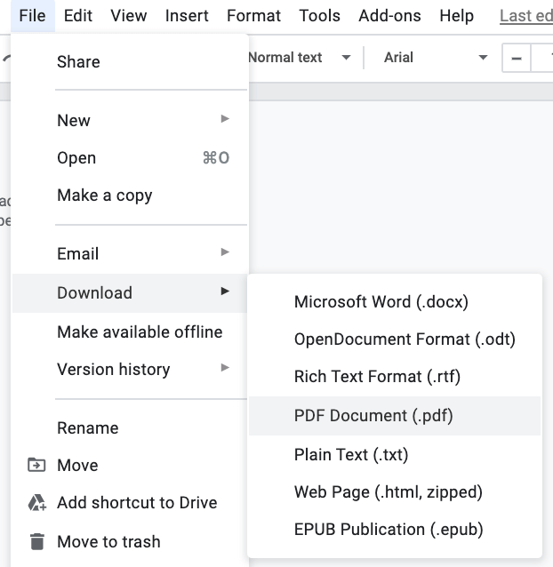 How to download invoice template
