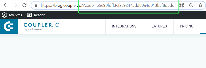 Check out the URL address bar on it and copy the code from it
