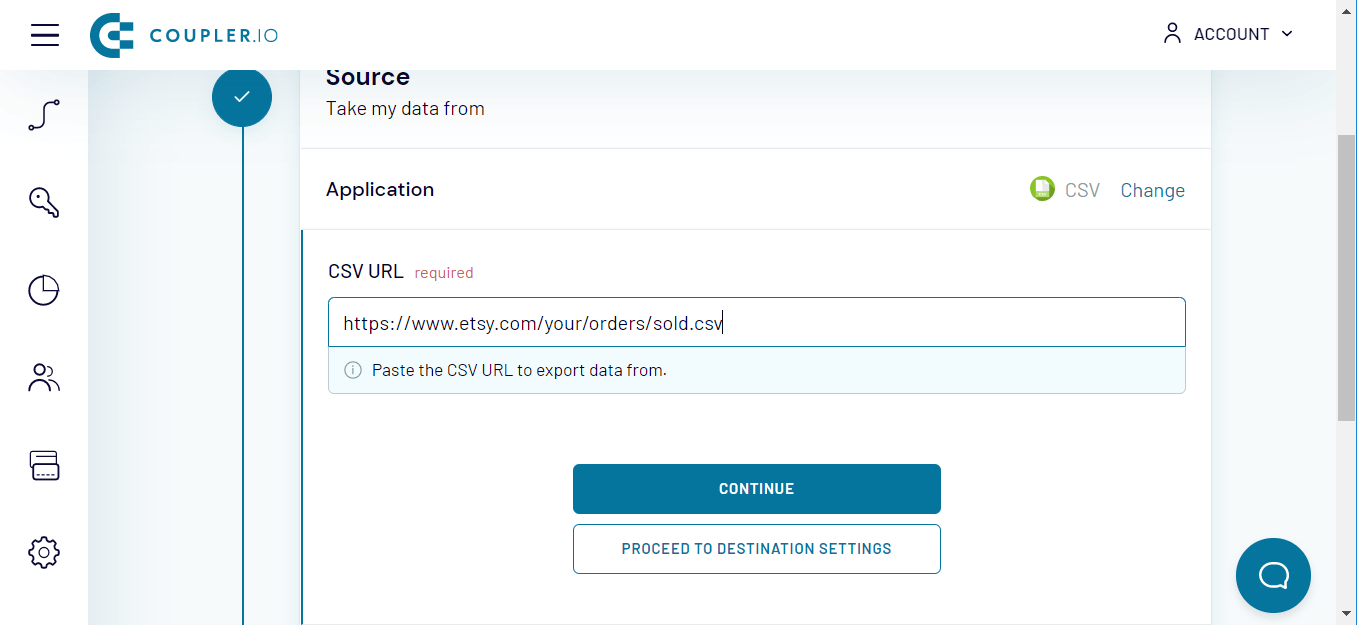 CSV URL