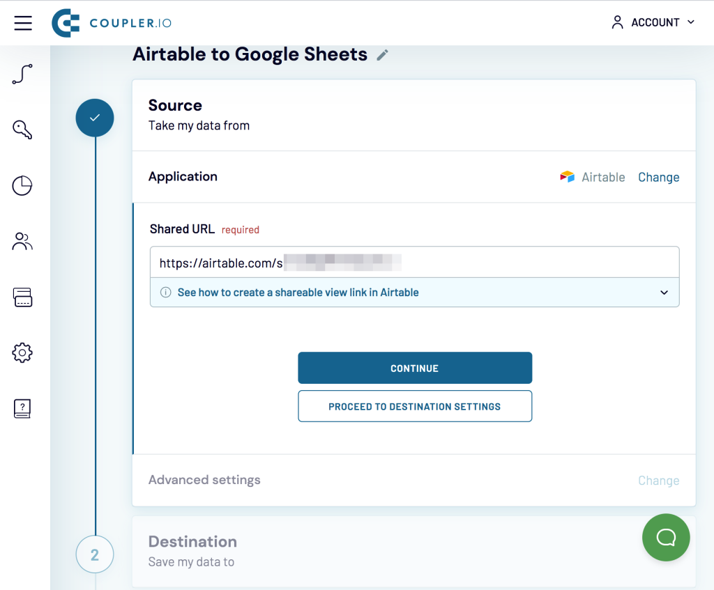 3. Provide a link to a shared Airtable view.