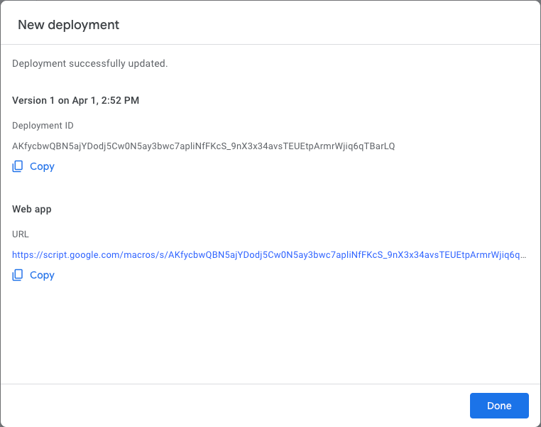 Your app is now deployed - click your web app URL to visit your app.
