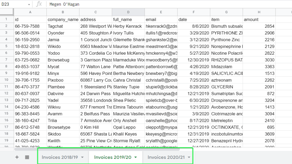 concatenate ranges in Google Sheets vertically from two or more sheets