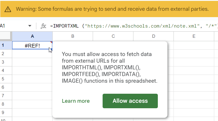 3.importxml error