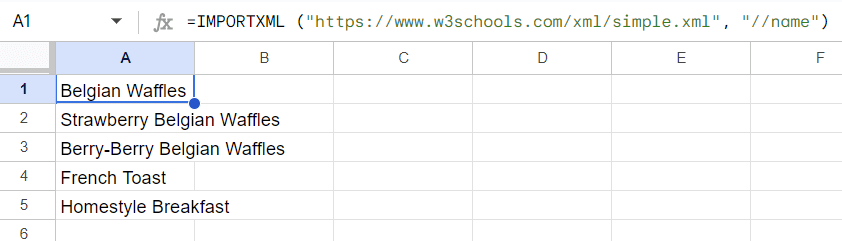 4 importxml vertical horizontal