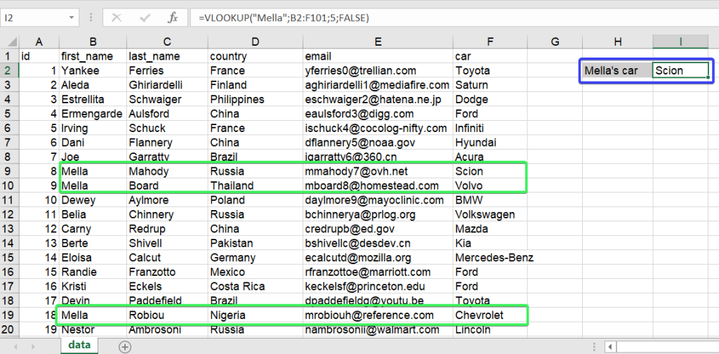 How to VLOOKUP for two values