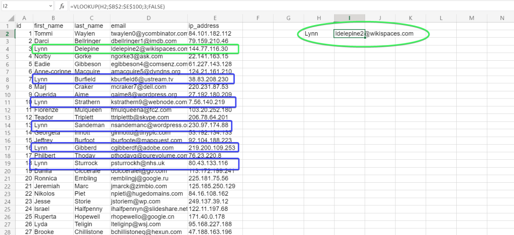 How to VLOOKUP for multiple matches