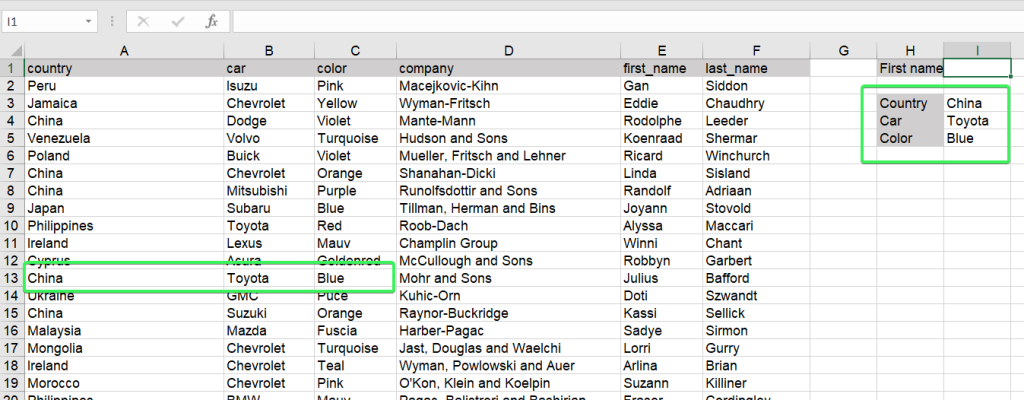 Excel VLOOKUP For Multiple Criteria