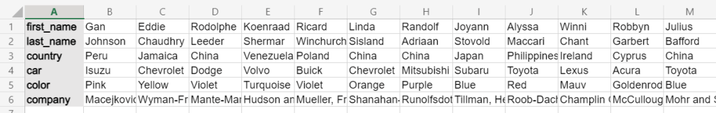 13-dataset-for-horizontal-lookup