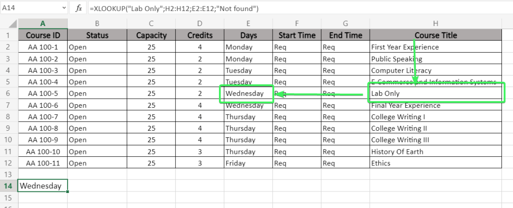 15.xlookup formula example