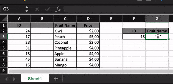 16. VLOOKUP troubleshooting 6