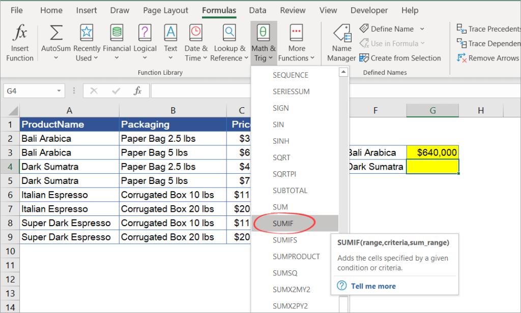 Figure_3_3_Inserting_SUMIF_from_the_ribbon_menu