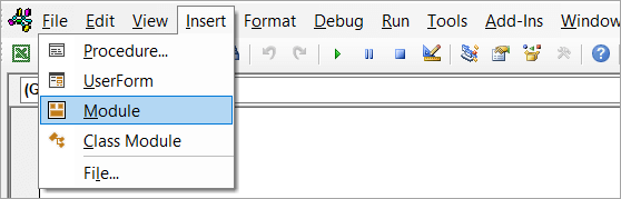 Figure 7.15.2: Inserting a module
