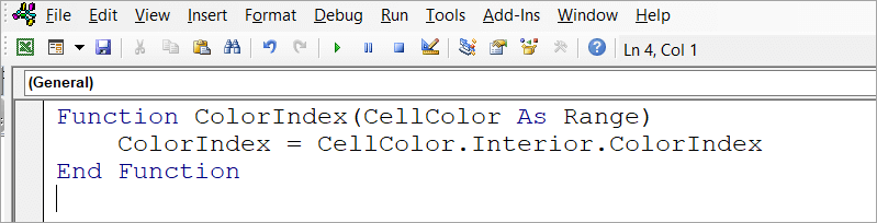 Figure 7.15.3: Adding a VBA function