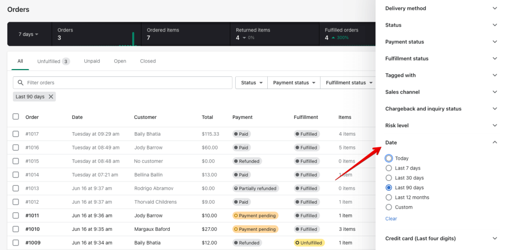 10 - shopify orders with tax