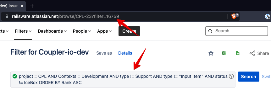 16 - jira cloud filter id