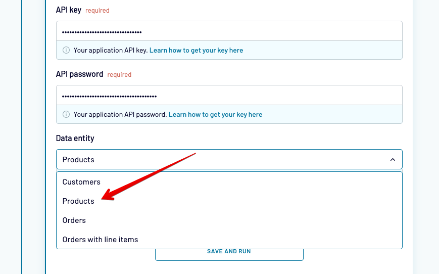 18 - shopify products entity