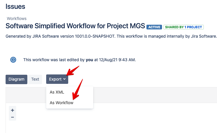 21 - jira export as workflow