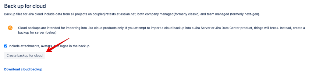 3- jira backup for cloud