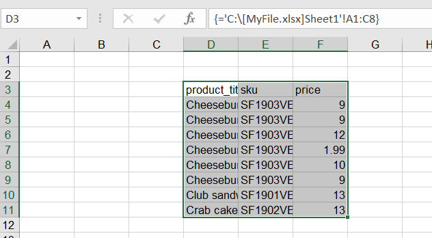 2 - excel full path