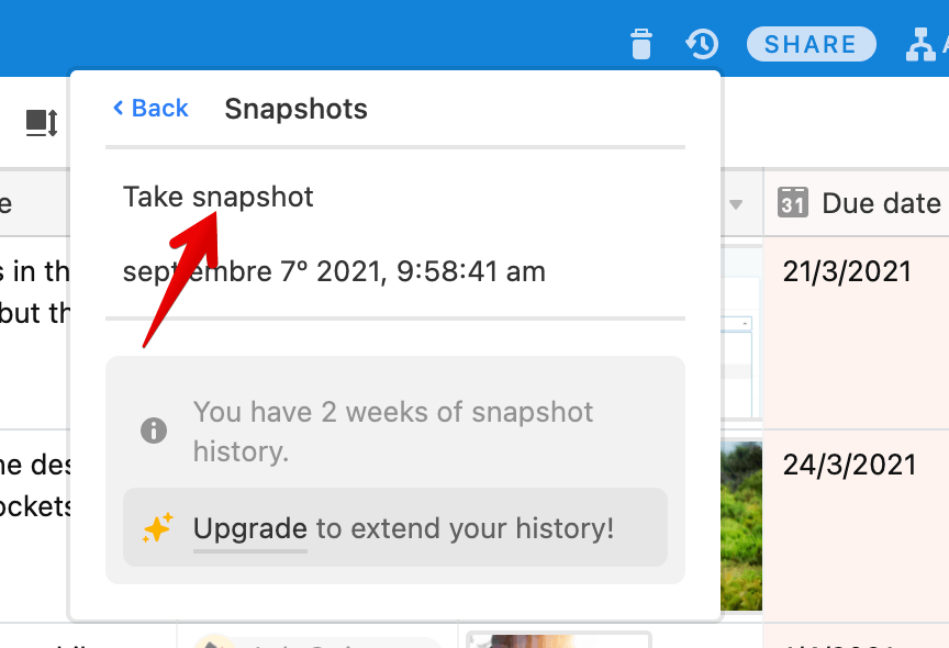3 - airtable take snapshot
